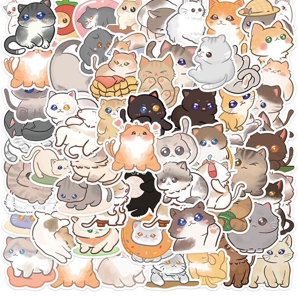 Cat Sticker Pack 120 Count NIP